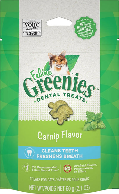 Greenies Feline Adult Cat Dental Treats Catnip 1ea/2.1 oz