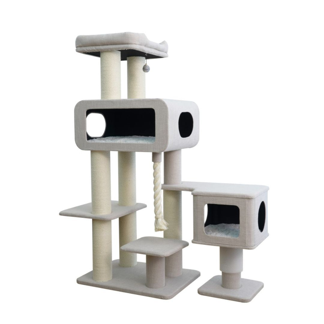 Sustainable Multi-Level Cat Tree- 70-Inch with 6 levels