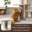Sustainable Multi-Level Cat Tree- 70-Inch with 6 levels