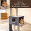 PetPals Lulu Cat Tree Blue 57 in, XL